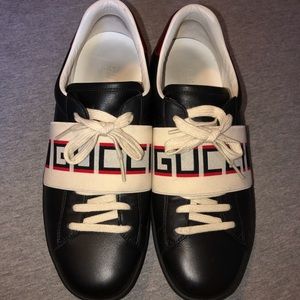 Gucci shoes- Ace stripe sneaker